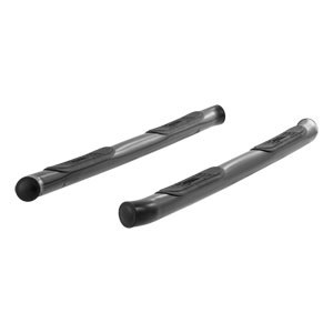 Black 3&quot; Round Side Bars - Jeep Liberty