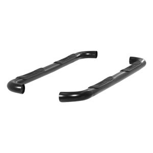 Black 3" Round Side Bars - Toyota 4Runner