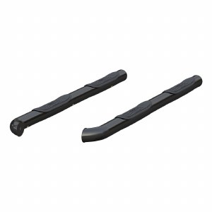 Black 3" Round Side Bars - Toyota 4Runner