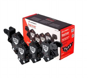 Road Armor 2024115697 shock-absorbing equalizer improves triple axle towing stability, reduces vibration, and protects cargo with durable bolt-on corrosion-resistant construction.
