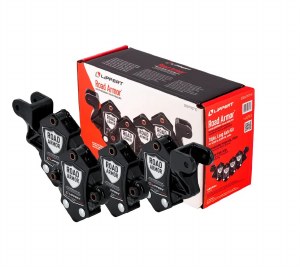 Road Armor 2024115710 shock-absorbing equalizer enhances long triple axle towing, reduces vibration, and protects cargo with durable bolt-on corrosion-resistant construction.