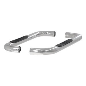 Stainless Steel 3" Round Side Bars - Ford F-150