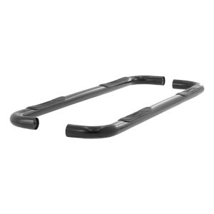 Black 3" Round Side Bars - Chevrolet Suburban