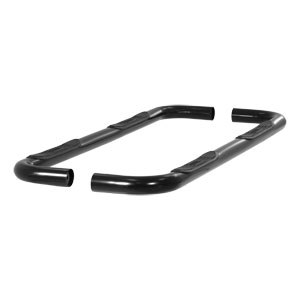 Black 3" Round Side Bars - Dodge Ram 1500/2500/3500