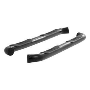 Black 3" Round Side Bars - Dodge Nitro