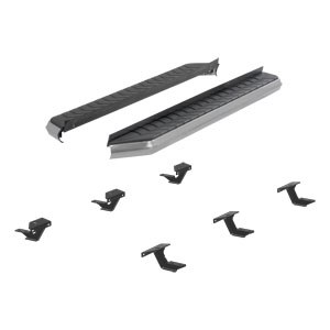 67" Black Aerotread running boards and mounting brackets - Jeep Grand Cherokee