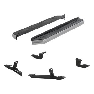 67" Black Aerotread running boards and mounting brackets - Toyota Rav4