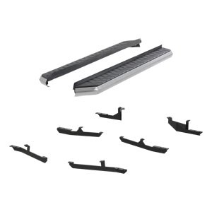 70" Black Aerotread running boards and mounting brackets - Hyundai Tucson