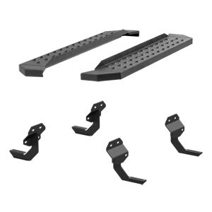 RidgeStep 53" Running Boards and Mounting Brackets - Ford F-150/F-250/F-350