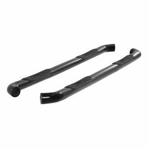 3" Stainless Steel Black Side Bars - Ford F-150, F-250 &amp; F-350