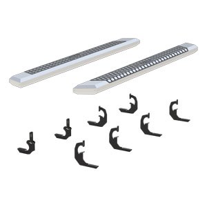 AdvantEDGE 75" Side Bars with mounting brackets - Chevrolet/GMC 2500/3500