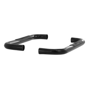 Black 3" Round Side Bars - Jeep Unlimited and Jeep YJ Wrangler