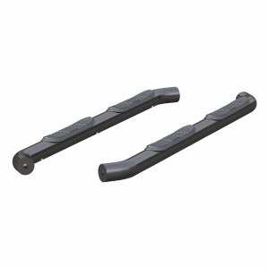 Black 3" Round Side Bars - Jeep Wrangler