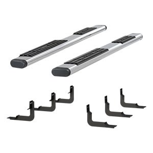 6" Nissan Titan And Nissan Armada Oval Side Bars With Brackets