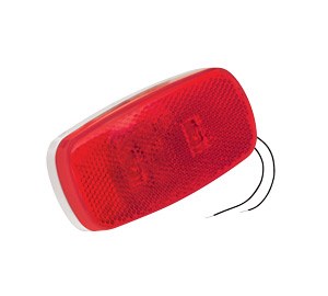 LED Side Marker Clearance Light Red 47-59-001 Bargman