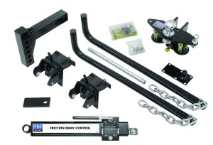 Complete Round Bar Weight Distribution Kit, w/Shank, Friction Sway Control 49902 Pro Series