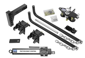 Round Ball Weight Distribution Kit w/Shank, Friction Sway Control 49904 Pro Series