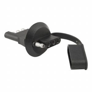 Curt 4-Flat To 4-Flat 1.25" Diameter Plug Packaged