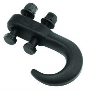 Tow Hook Bolt-on, black