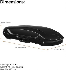 Thule  Motion 3L Cargo Box Titan Glossy