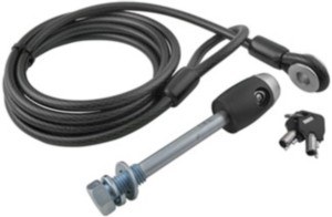 Anti-Rattle Hitch Lock &amp; Cable for Swagman Bike Racks w/2" Shanks 64030 Swagman