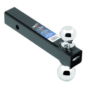 Tow Ready Dual Ball Mount 2" Square Solid Shank 8" Length 2" and 2-5/16" Ball Sizes 80798