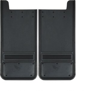 GA1226BK Gatorback Heavy Duty Rubber Mud Flaps, Universal Fit 12" x 26". Upgrade your truck’s protection with these premium heavy duty rubber mud flaps, designed to handle tough road conditions while keeping your vehicle cleaner.