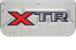 Gatorback GA759212 replacement mud flap plate, stainless steel, Ford licensed, universal fit, includes hardware, durable construction, 10.2x5 size, made in Canada