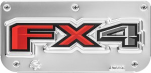 Gatorback GA759213 replacement mud flap plate, stainless steel, Ford licensed, universal fit, includes hardware, durable construction, 10.2x5 size, made in Canada