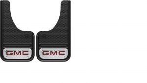 Front Mud Flap 10"x18"  Gold Chev Bowtie Logo
