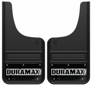 Front Mud Flaps Duramax Logo 12"x23"