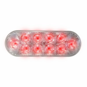 LED Red Oval Light LED2238CS-10R