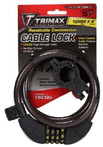 Resettable Combination Cable Lock