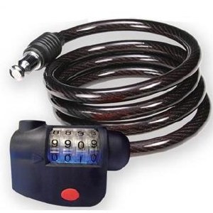 LED Lighted Combination Cable Lock