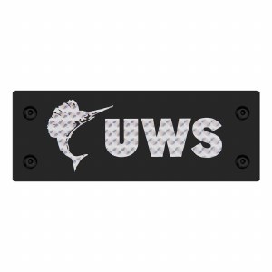 REPL RIVET-ON UWS LOGO BLACK