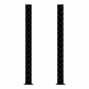 Replacement Black Aluminum Truck Side Tool Box Legs