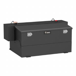Matte Black Hammerhead-style 100 Gallon Steel-Aluminum Combo Transfer Tank