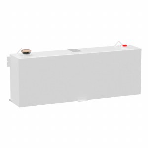 45 Gallon Rectangle Steel Transfer Tank - White