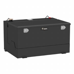 85 Gallon Steel / Aluminum Combo Transfer Tank - Black