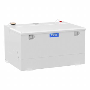 85 Gallon Steel / Aluminum Combo Transfer Tank - White
