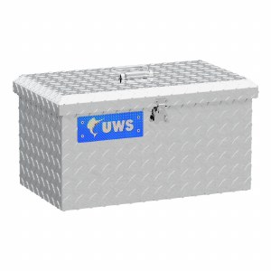 Bright Aluminum Tote Box - Large