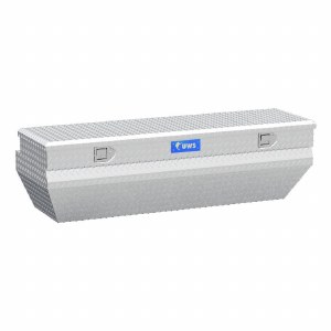 Bright Aluminum 62" Wedged Angled Utility Chest Box