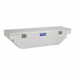 Bright Aluminum 60" Angled Crossover Truck Tool Box