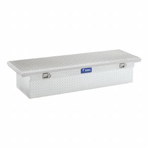 Bright Aluminum 63" Crossover Truck Tool Box, Low Profile