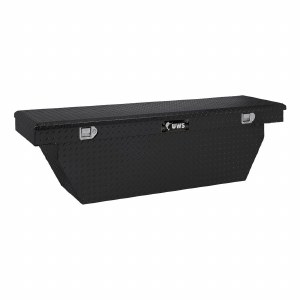 69&quot; Deep Angled Crossover Truck Tool Box - Black