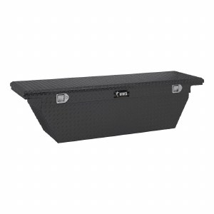 69&quot; Deep Angled Crossover Truck Tool Box with Low Profile - Black