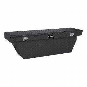69" Deep Angled Crossover Truck Tool Box - Black