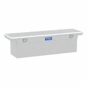 Bright Aluminum 69" Deep Truck Tool Box with Low Profile