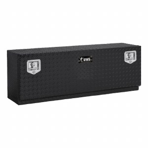 Gloss Black Aluminum 60" Single Door Topside Truck Tool Box