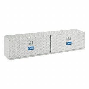 Bright Aluminum 90" Double Door Topside Truck Tool Box